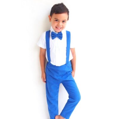 Boy Suspender Pants