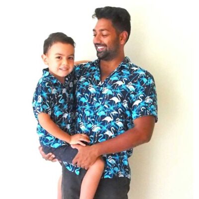 Father & Son Matching Shirts – Hawaiian - Tiny Tots Kids