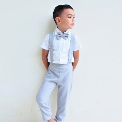 Boy 3 Piece Linen Suit