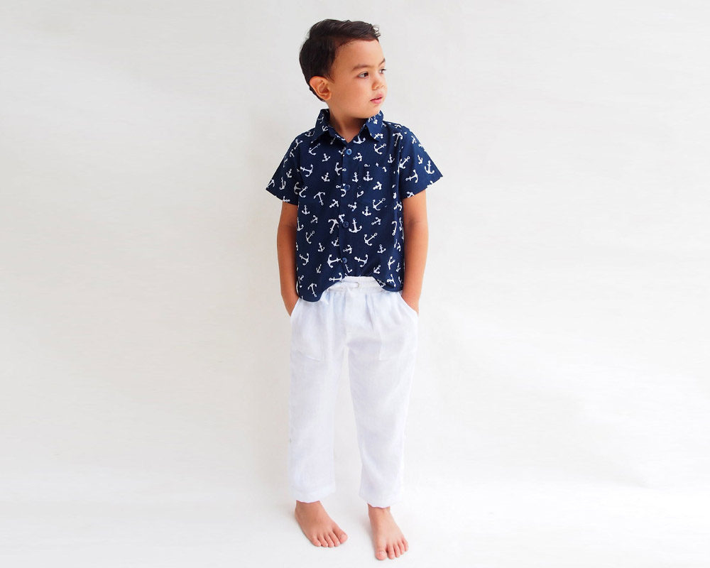 Kids Off-White Sheep Wannabe Knit Pants by Doublet on Sale