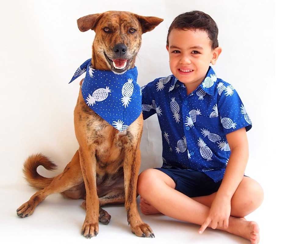 Boy & Dog Matching Outfit