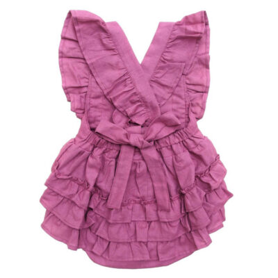 Baby Girl Linen Romper 