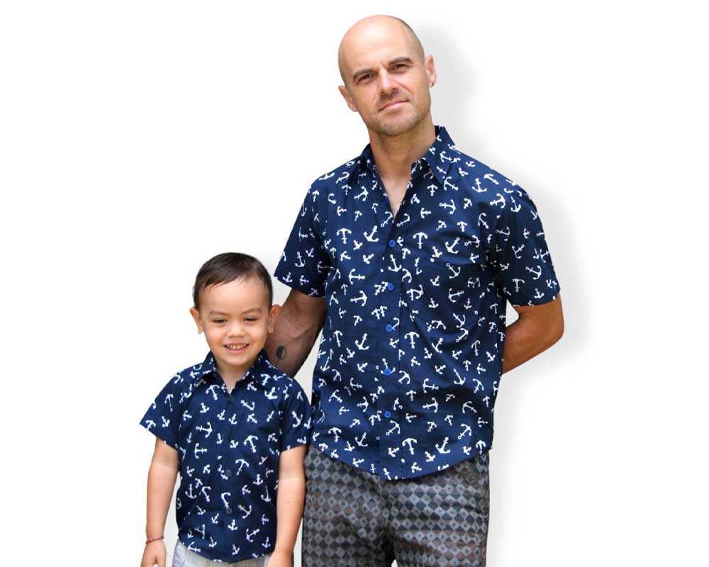Father Son Matching Polo Shirts