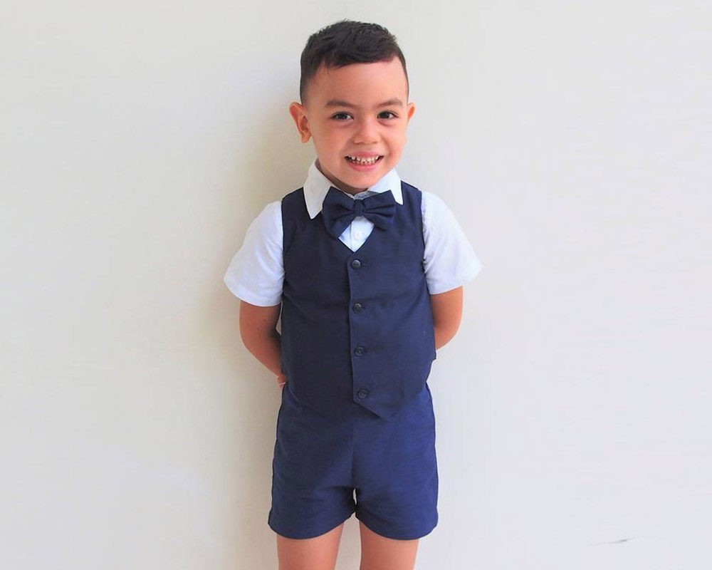 Boy 4 Piece Linen Outfit