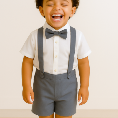 Ring Bearer Suits - Charcoal