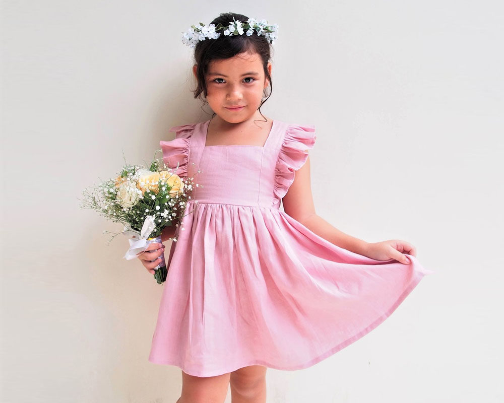Buy Orange Dresses & Frocks for Girls by Tior Online | Ajio.com