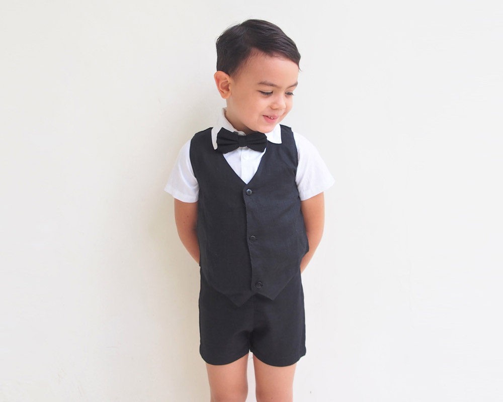 Boys black deals suit shorts