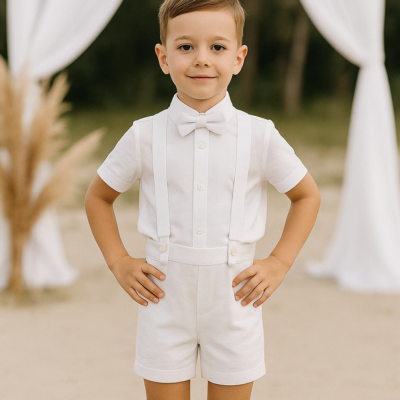Ring Bearer Suits - White