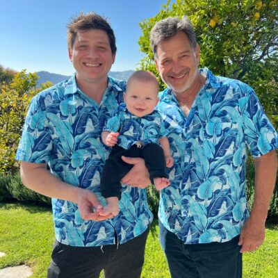 Father & Son Matching Shirts - Blue Tropical