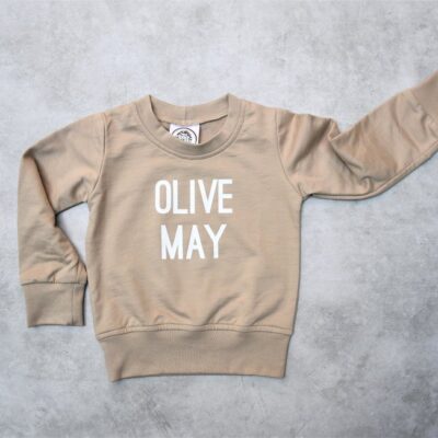 Personalized Sweatshirt - Army Green