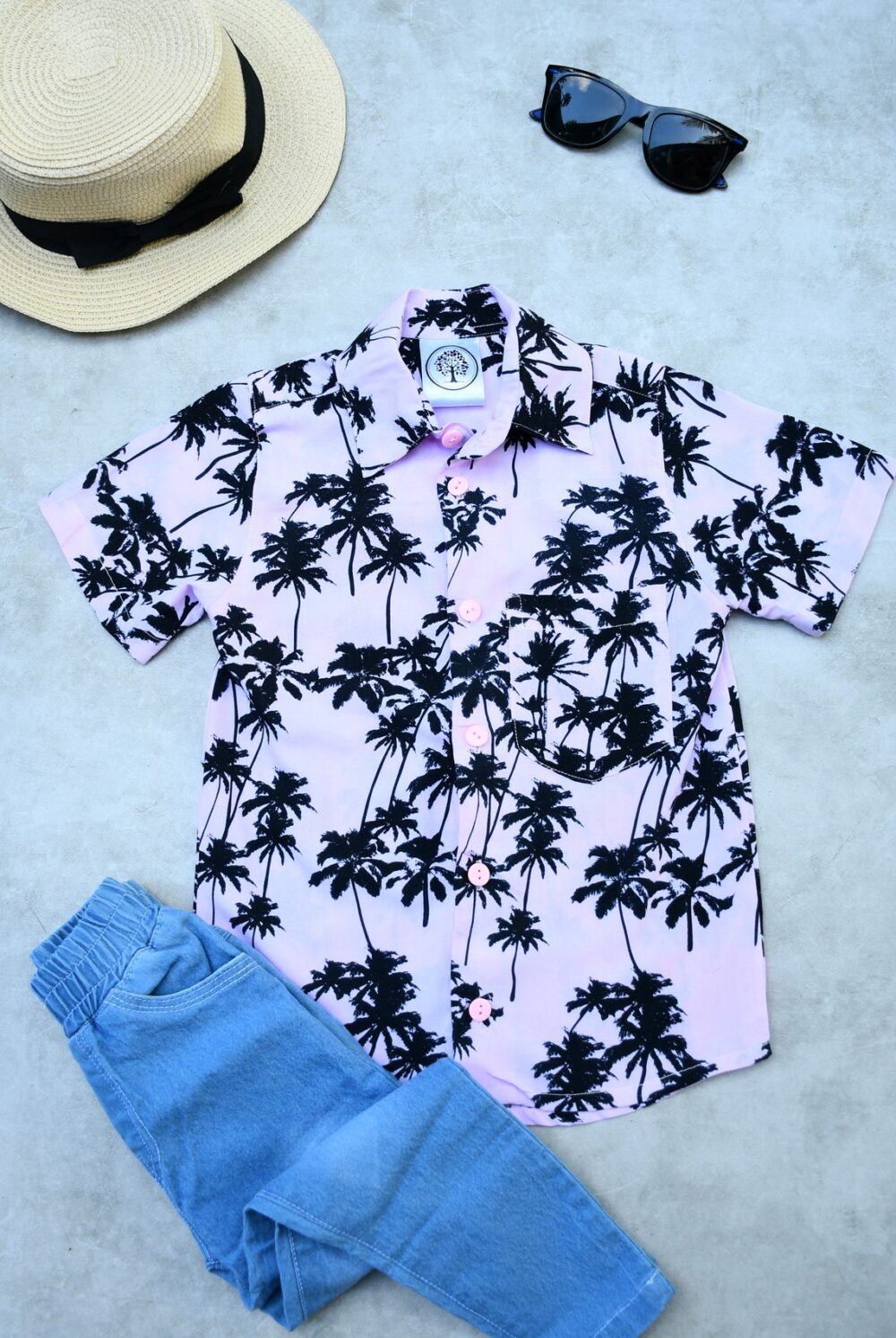 Family Outfit – Tropical Palm - Tiny Tots Kids