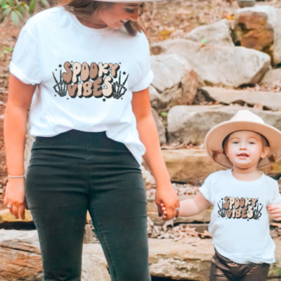 Mommy & Me Halloween Shirts – Spooky Vibes