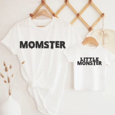 Mommy & Me Halloween Shirts – Momster