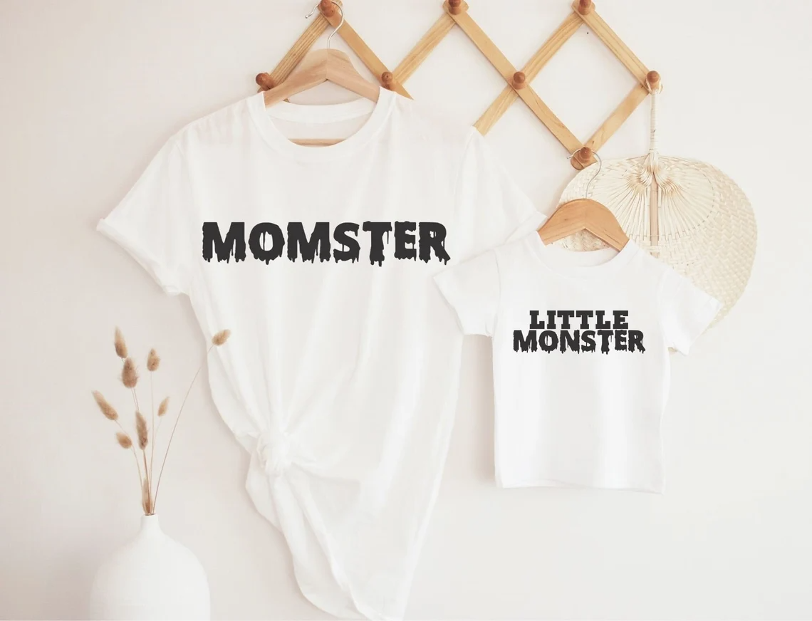 Mommy & Me Halloween Shirts – Momster