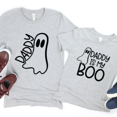 Daddy & Me Halloween Shirts – Boo