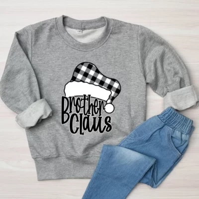 Matching Christmas Sweatshirts – Daddy Claus