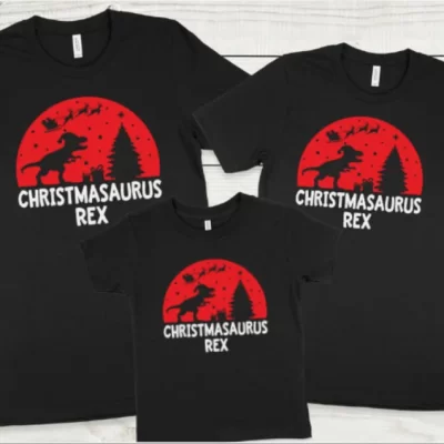 Matching Christmas T-Shirts – Christmasaurus