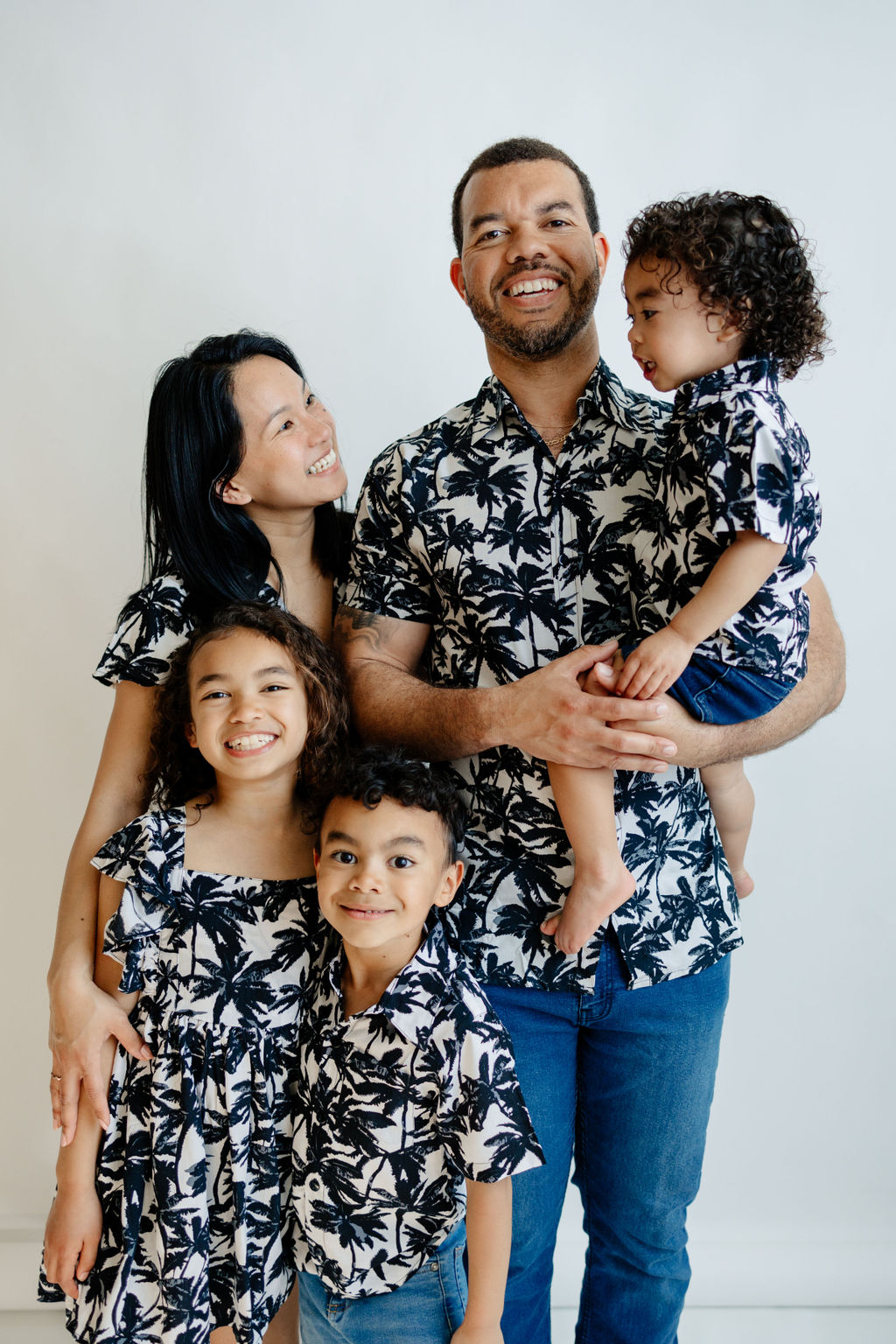 matching outfits for black family