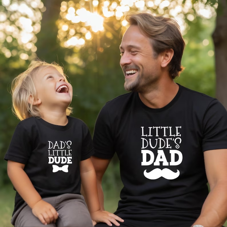 Daddy & Me Matching Tees - Little Dude - Tiny Tots Kids
