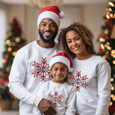Matching Family Christmas Sweatshirts – Frost