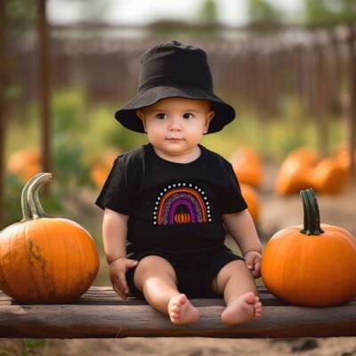 Kids Halloween T-Shirt - Rainbow Fall