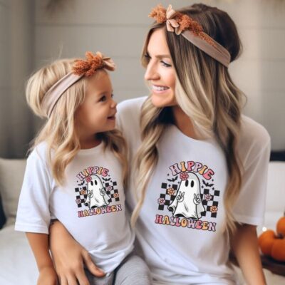 Mommy & Me Halloween T-shirt - Hippie Halloween