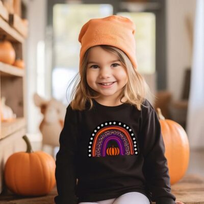 Kids Halloween Sweatshirts - Rainbow