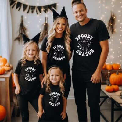 Matching Family Halloween T-shirt - Spooky Season