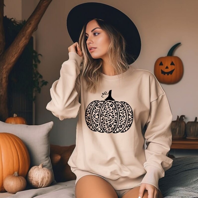 Unisex Halloween Sweatshirts - Pumpkin
