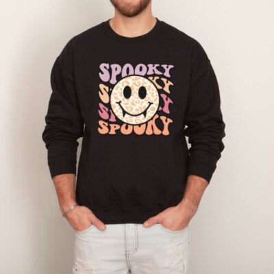 Unisex Halloween Sweatshirts - Smiley Spooky