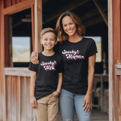 Mommy & Me Halloween T-shirt - Mama Spooky