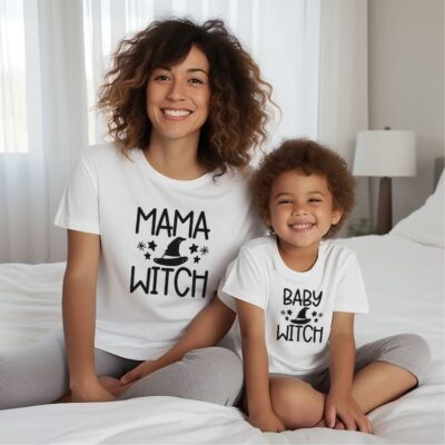 Mommy & Me Halloween T-shirt - Mama Witch