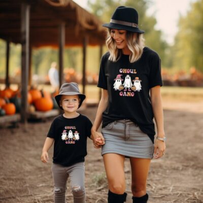 Mommy & Me Halloween T-shirt - Ghoul Gang
