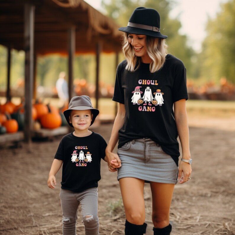 Mommy & Me Halloween T-shirt - Ghoul Gang