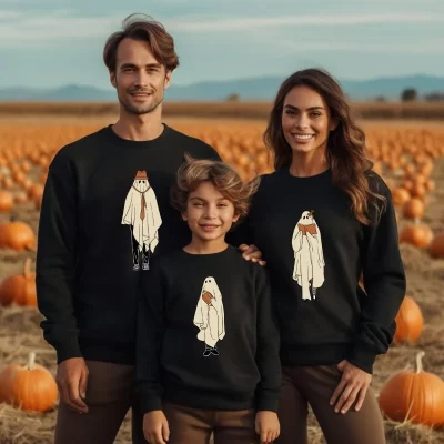 Matching Family Halloween Sweatshirts - Spooky Family