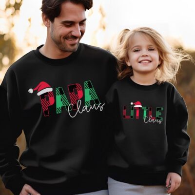 Daddy & Me Christmas Sweatshirts – Little Claus