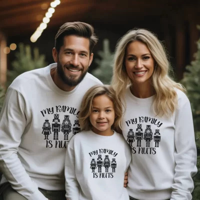 Matching Family Christmas Sweatshirts – My Family Is Nuts