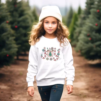 Kids Christmas Sweatshirts - Cup of Joy
