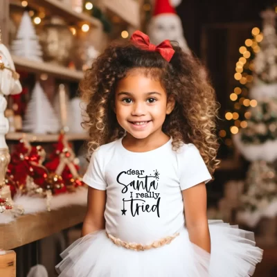 Kids Christmas T-shirt - Dear Santa