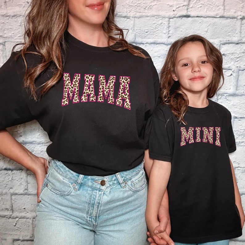 Mommy and Me Outfit - Leopard Mama Mini - Tiny Tots Kids