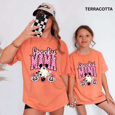 Comfort Colors® Mommy & Me Halloween Shirts - Mouse