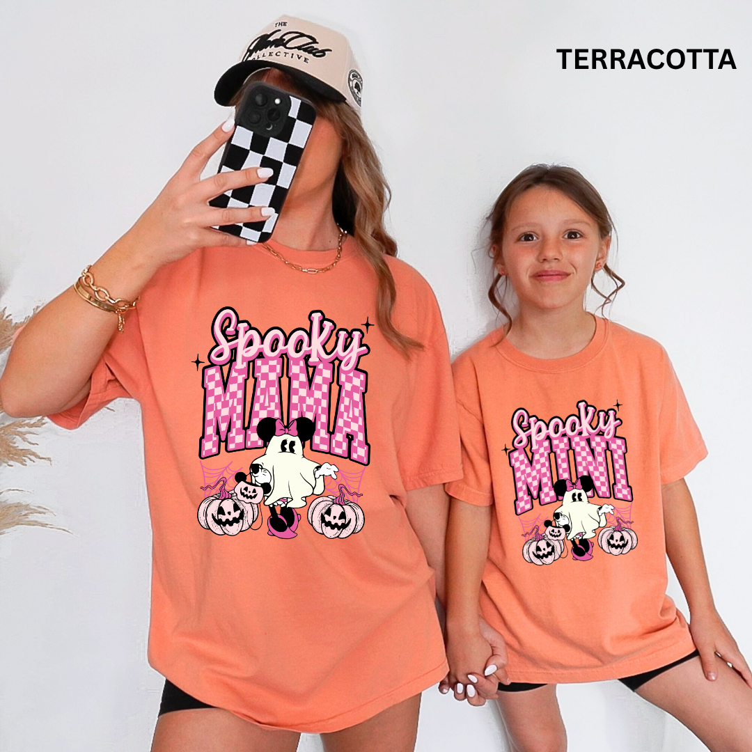 Comfort Colors® Mommy & Me Halloween Shirts - Mouse