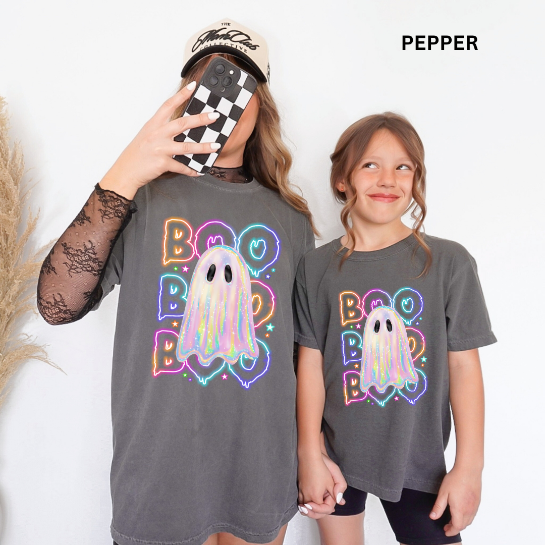 Comfort Colors® Mommy & Me Halloween Shirts - Boo - Image 3