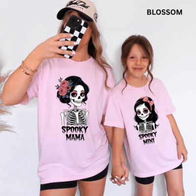 Comfort Colors® Mommy & Me Halloween Shirts - Spooky Mama