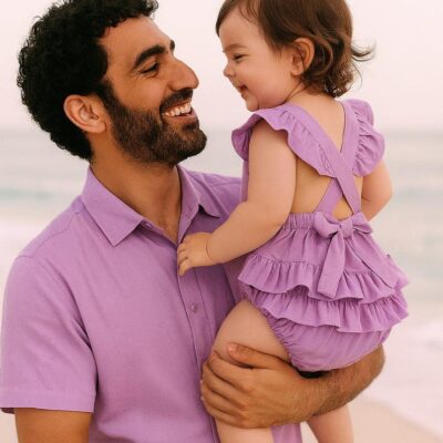Father Daughter Outfit - Lilac
