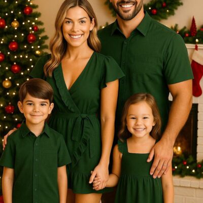 Matching Family Christmas Outfit - Green