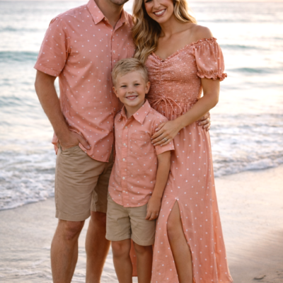 Matching Family Outfit - Pink Polkadots