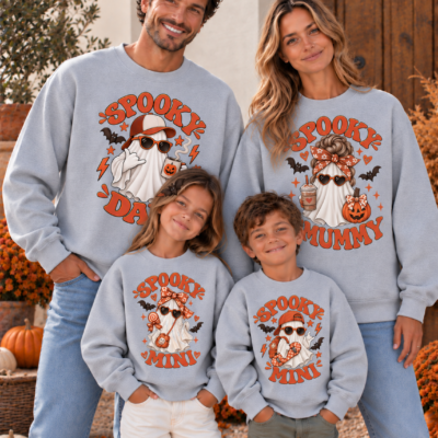 Matching Family Halloween Sweatshirts