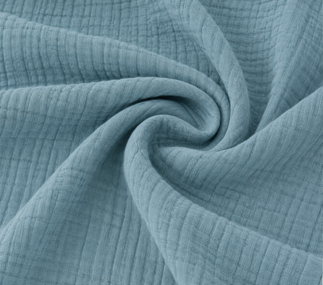 Father & Son Matching Long Sleeve Muslin Button Down - Teal - Image 4