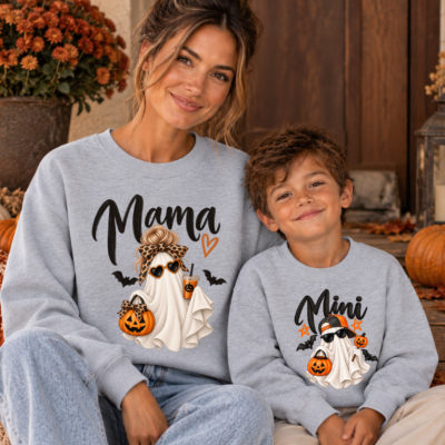 Mama and Mini Halloween Sweatshirts